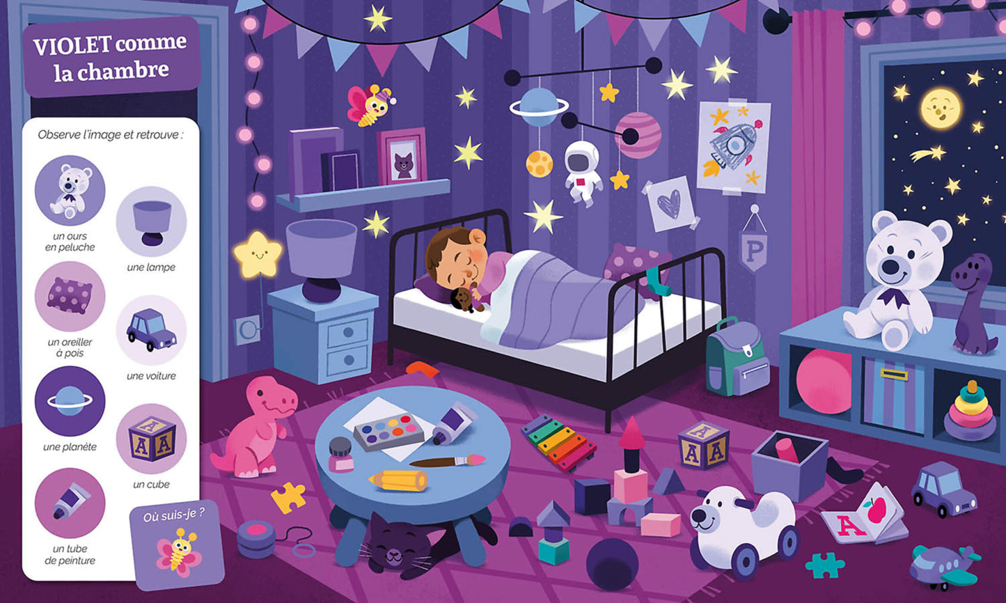 Cherche et trouve des tout petits - Les couleurs
