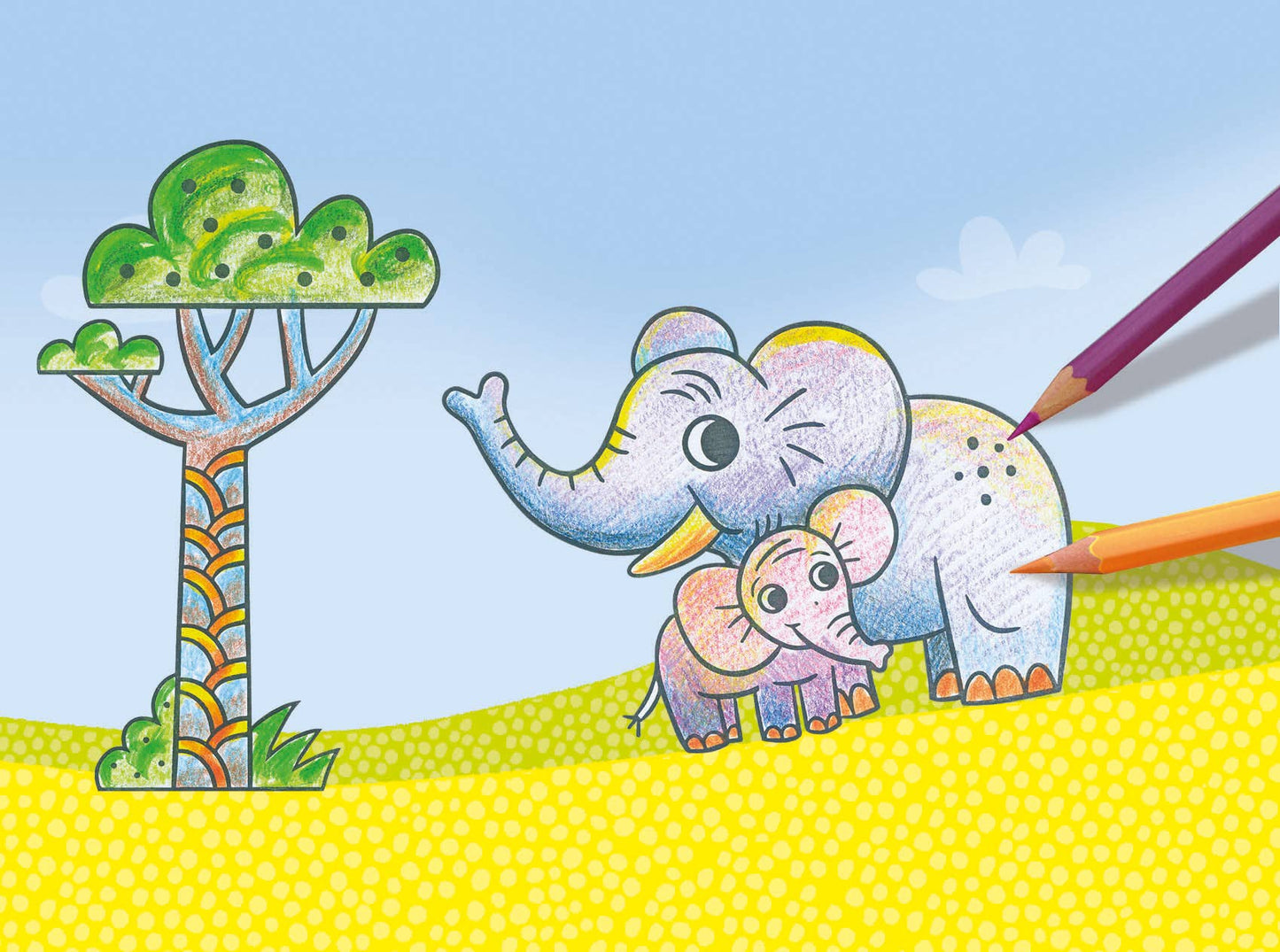 Personnages à tamponner : Ma petite savane