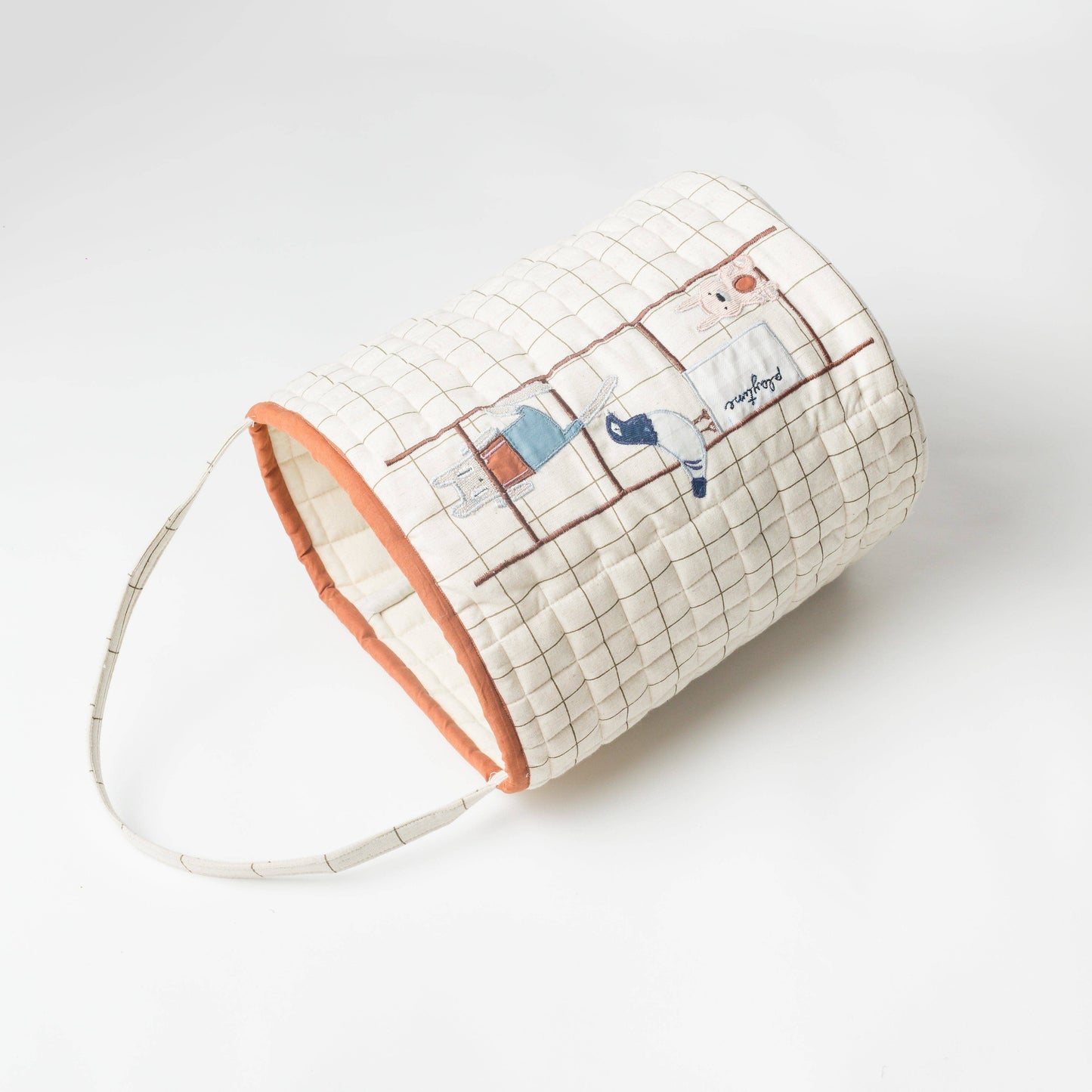 Panier de rangement Ladder (patchwork fait main)