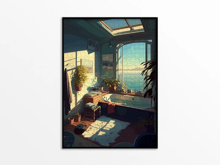 Puzzle :" Bain voyons ! " 1 000 pièces
