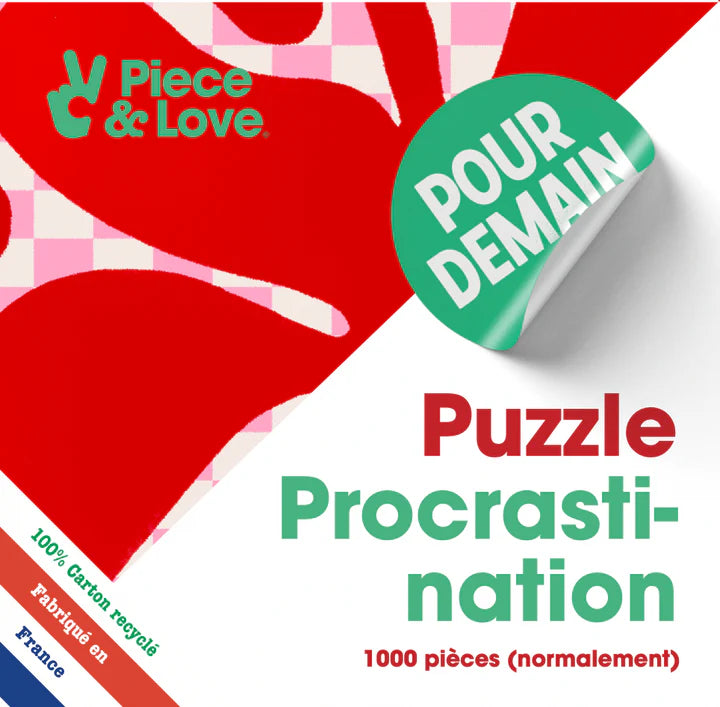 Puzzle :"Procrastination"  1 000 pièces