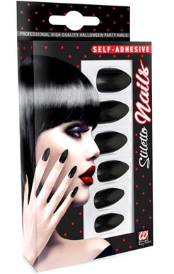 Faux ongles noirs