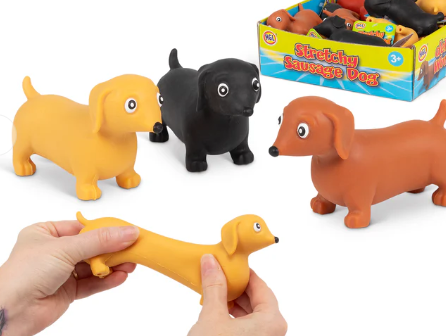 Chien saucisse à étirer