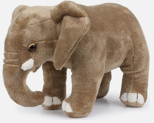 Peluche éléphant d'Afrique 18 cm