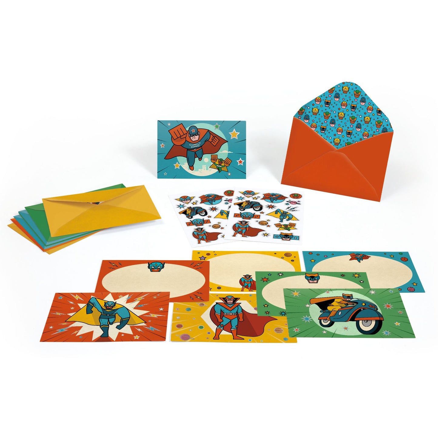 Set invitations d'anniversaire - SUPER