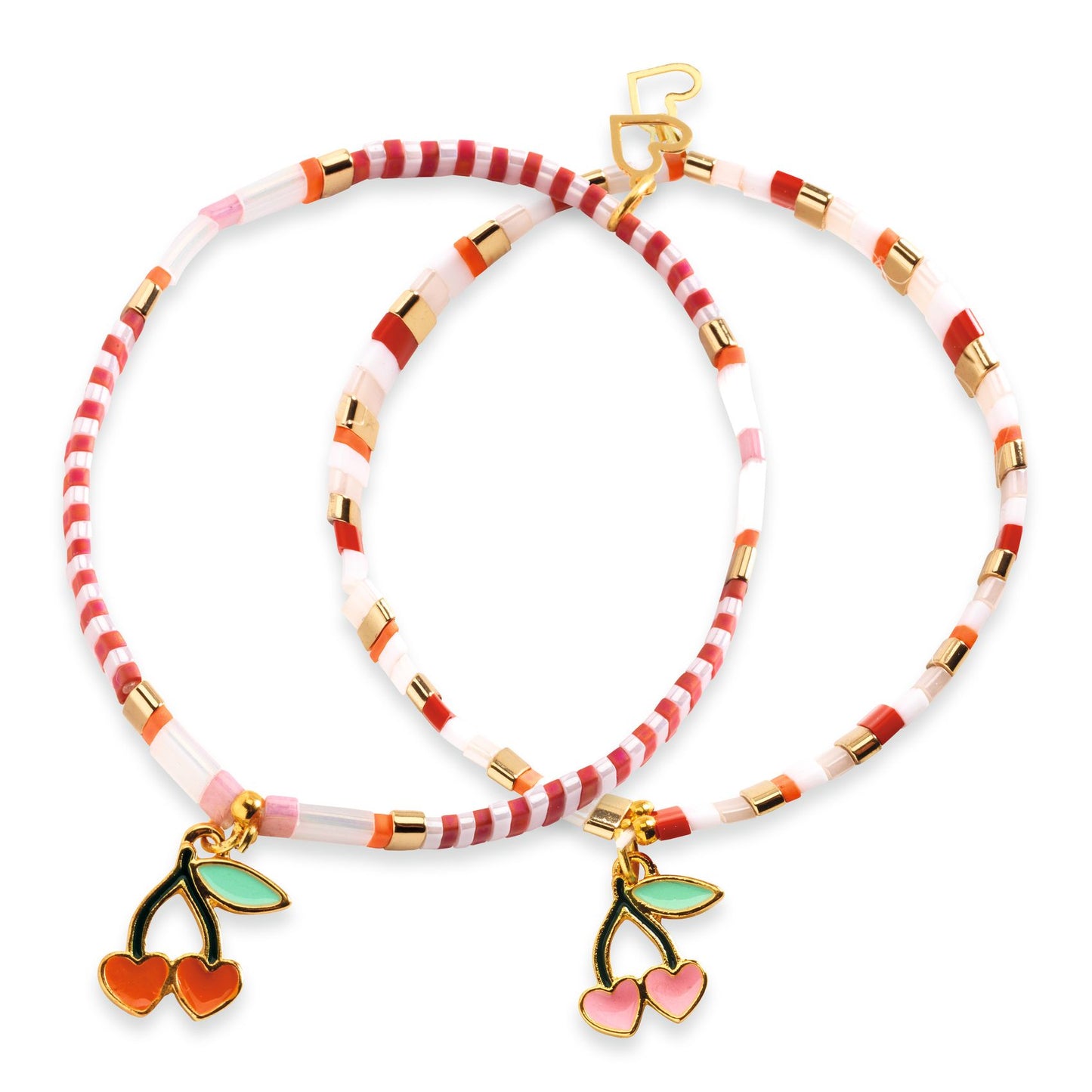 Bracelets cerise à créer