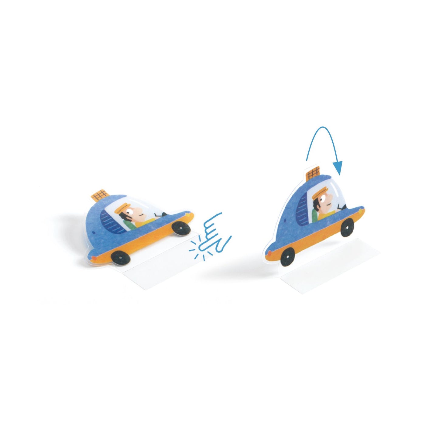 Stickers à relever : Les véhicules