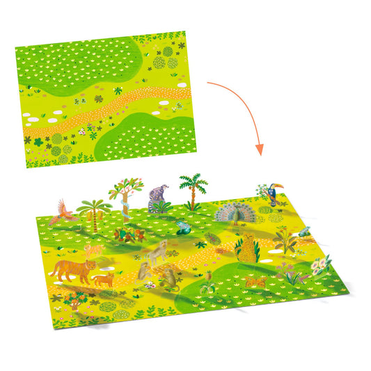 Stickers à relever : animaux
