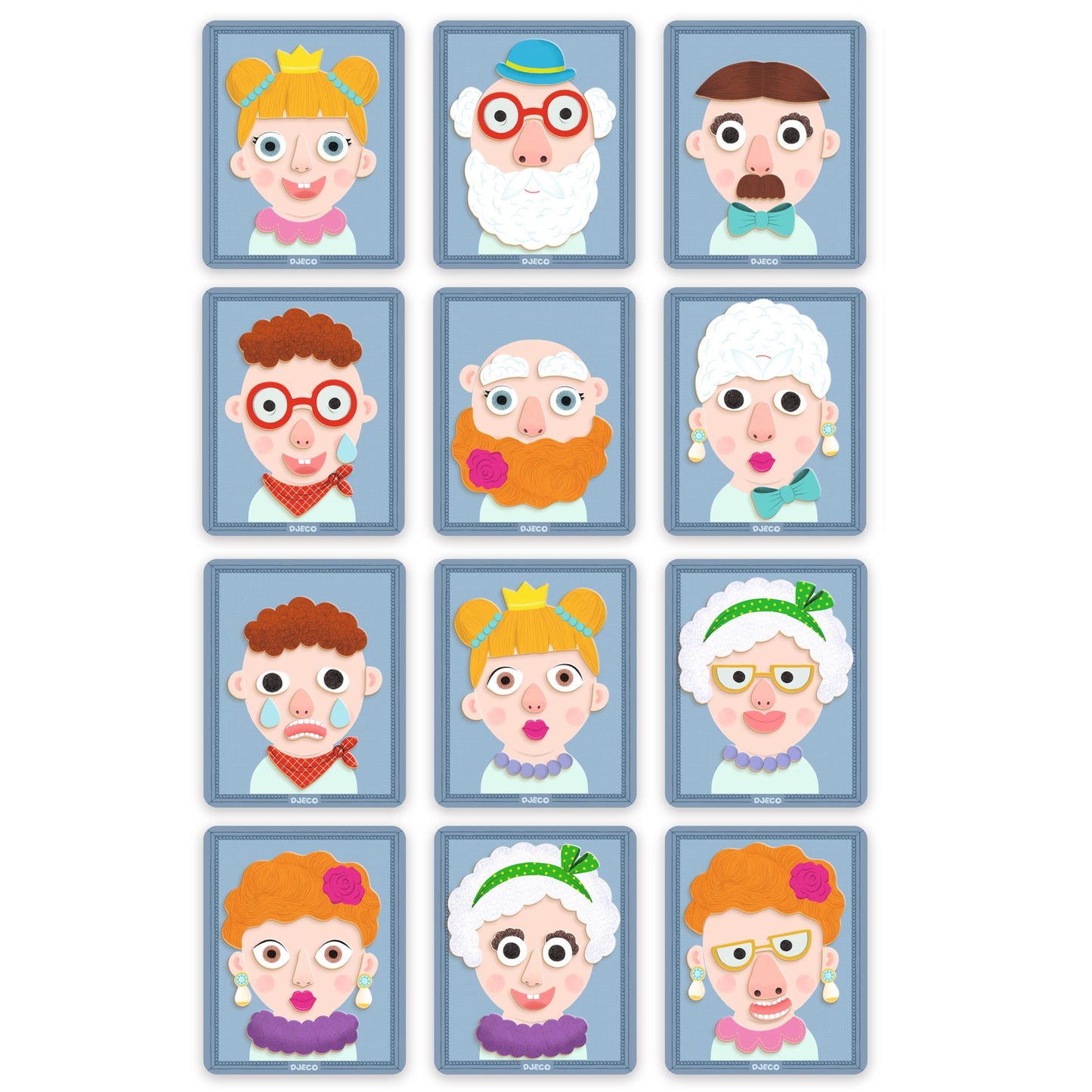 Puzzle portraits magnétique