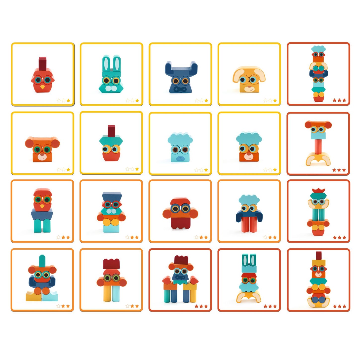 Jeux de constructions : Ze faces