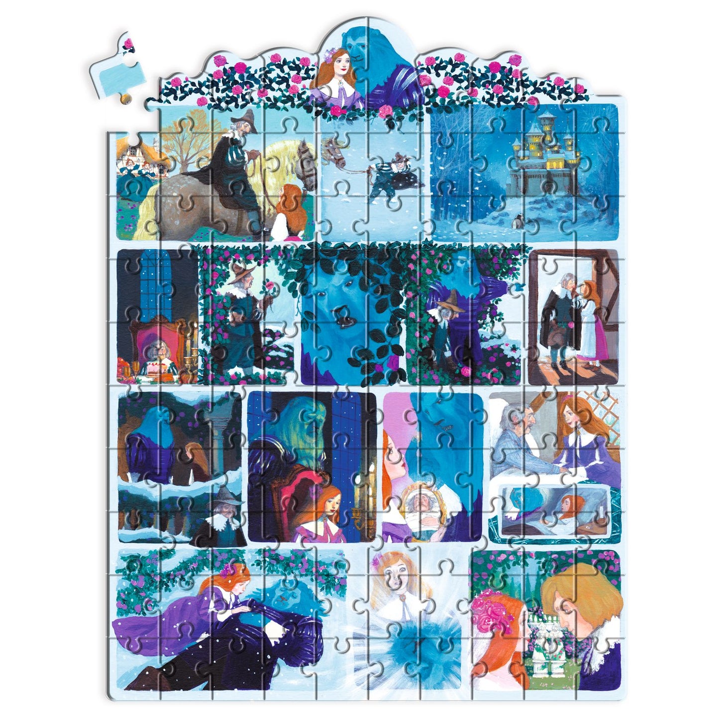 Puzzle la Belle et la Bête 100 pièces