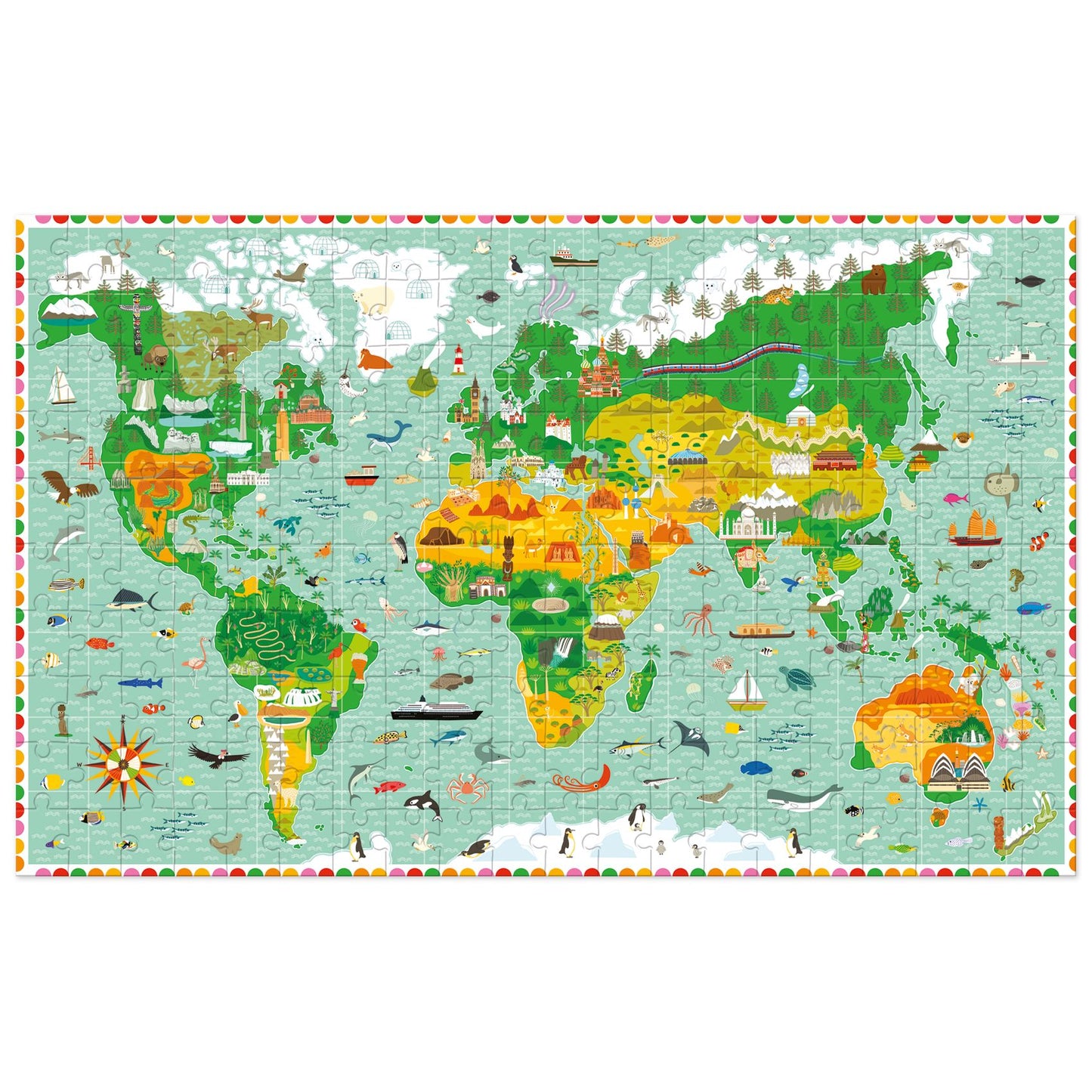Puzzle Tour du monde