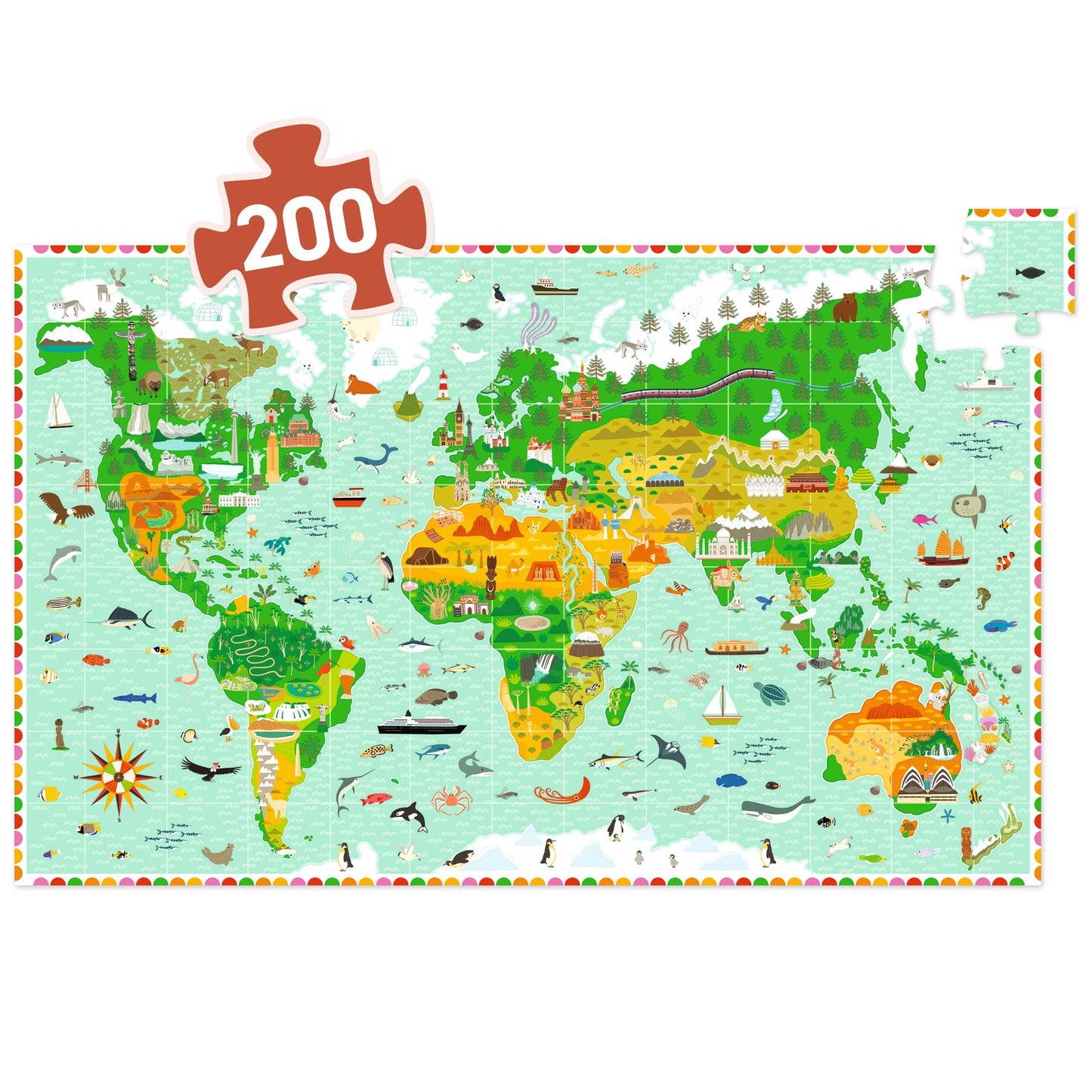 Puzzle Tour du monde