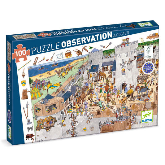 Puzzle château fort 100 pièces