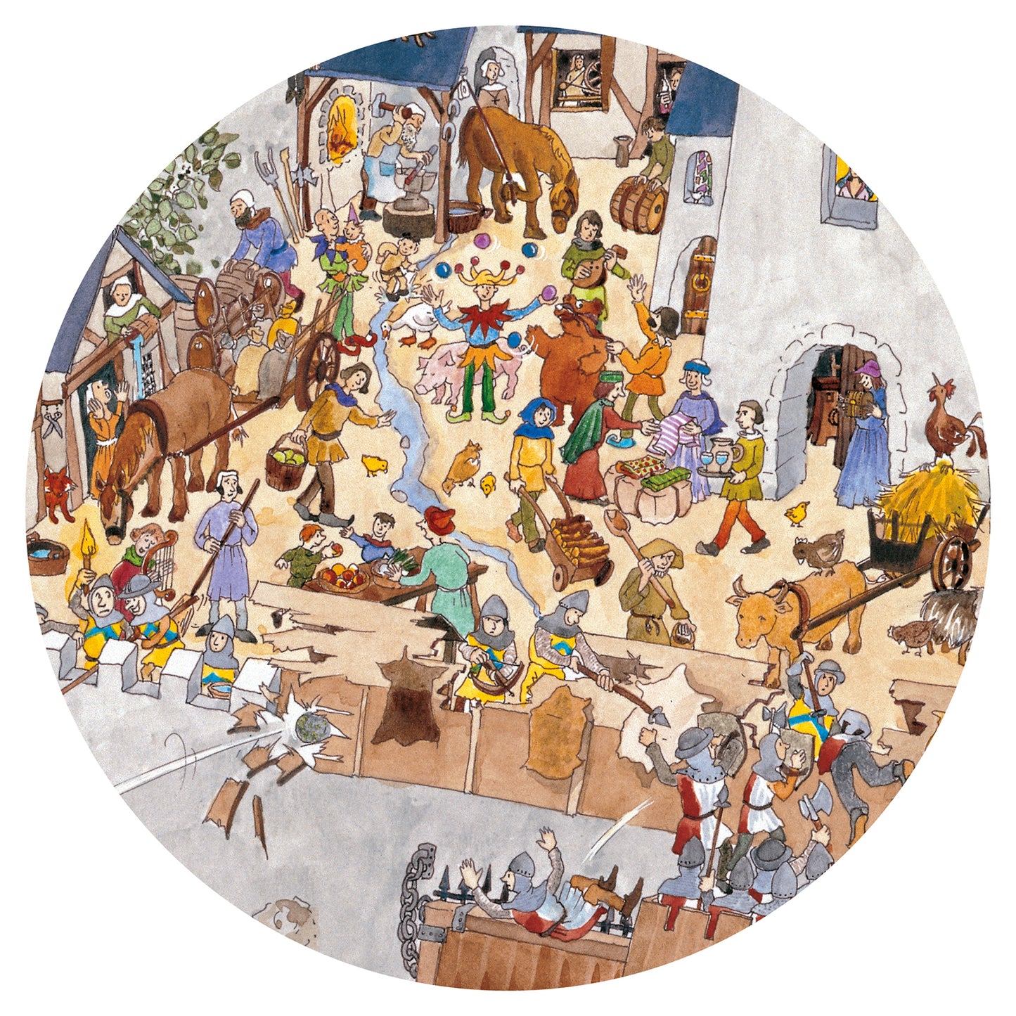 Puzzle château fort 100 pièces