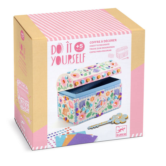 Coffre à décorer - précieux trésors