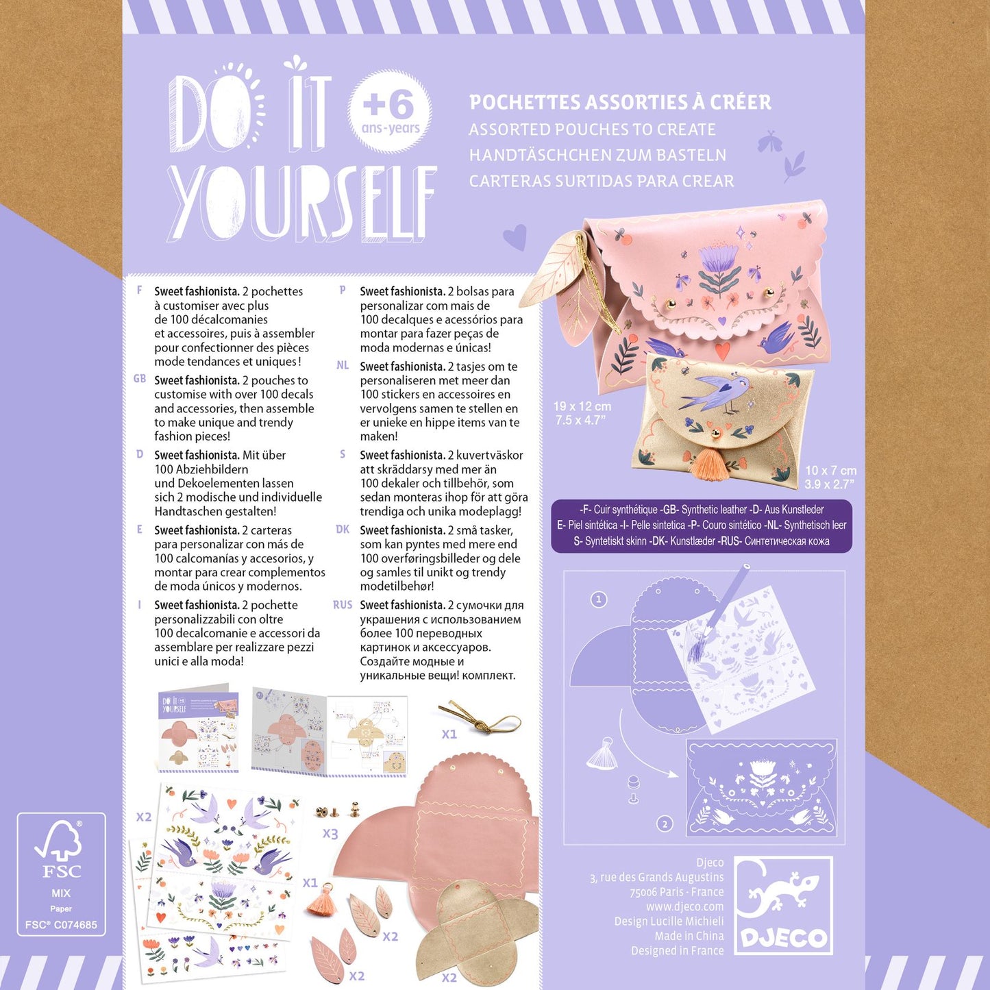 DIY - Pochettes à décorer