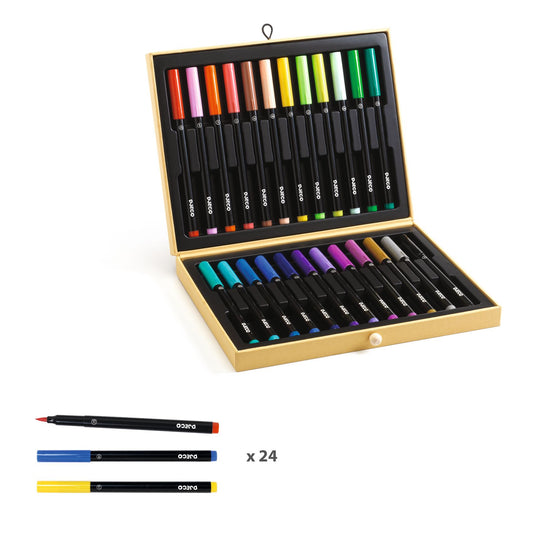 Coffret feutres pinceaux