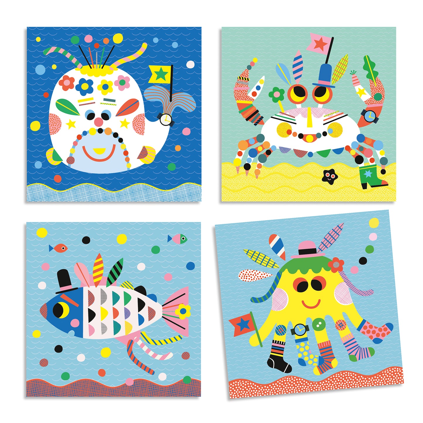 Pochette de collage : Marins