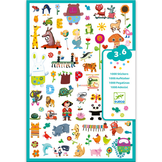 1000 stickers