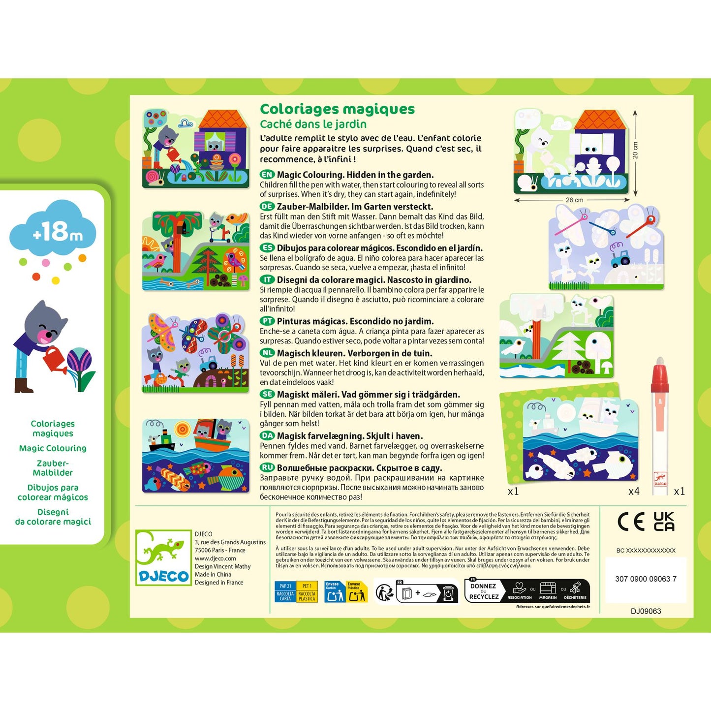Coloriages magiques dans le jardin