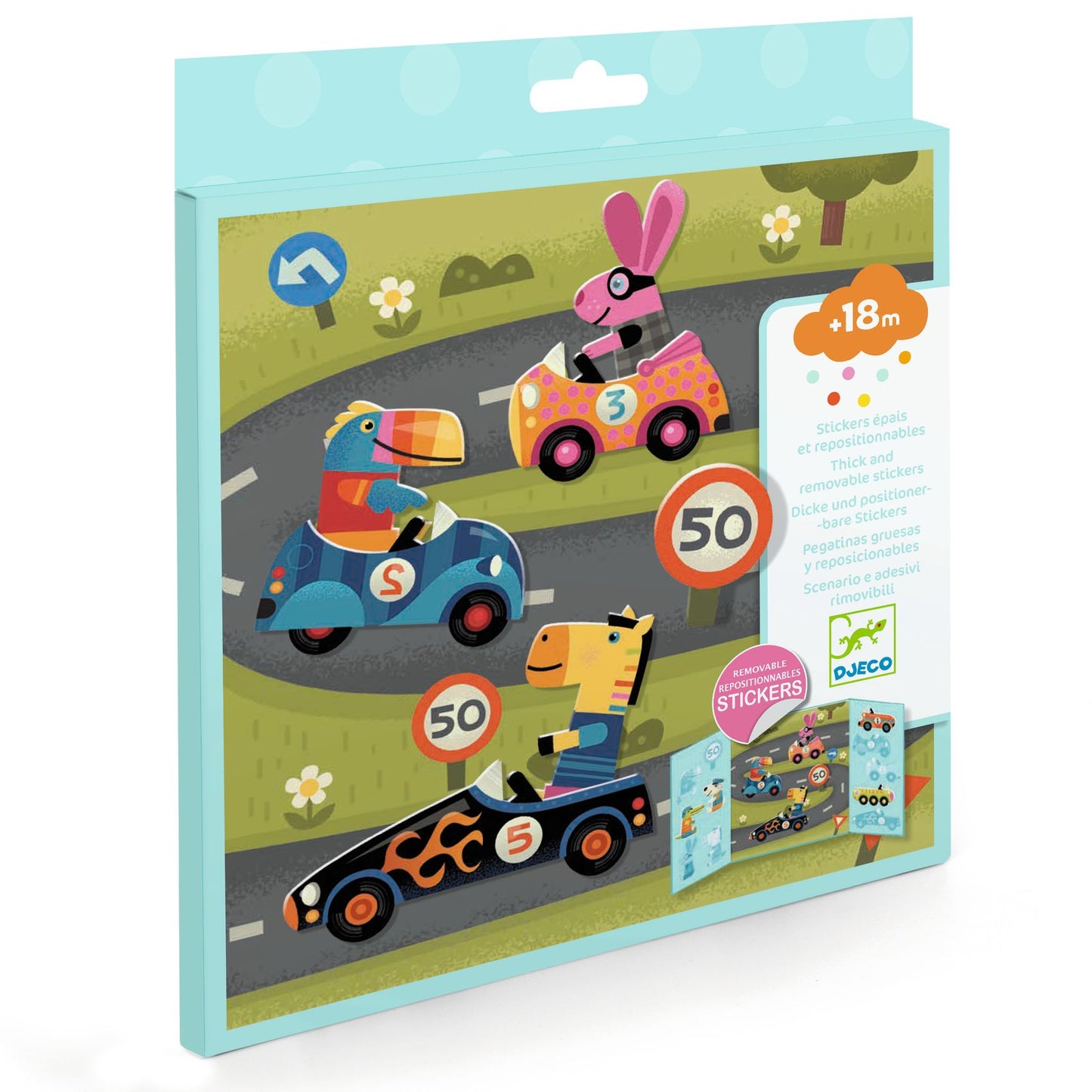 Stickers repositionnables : Les voitures