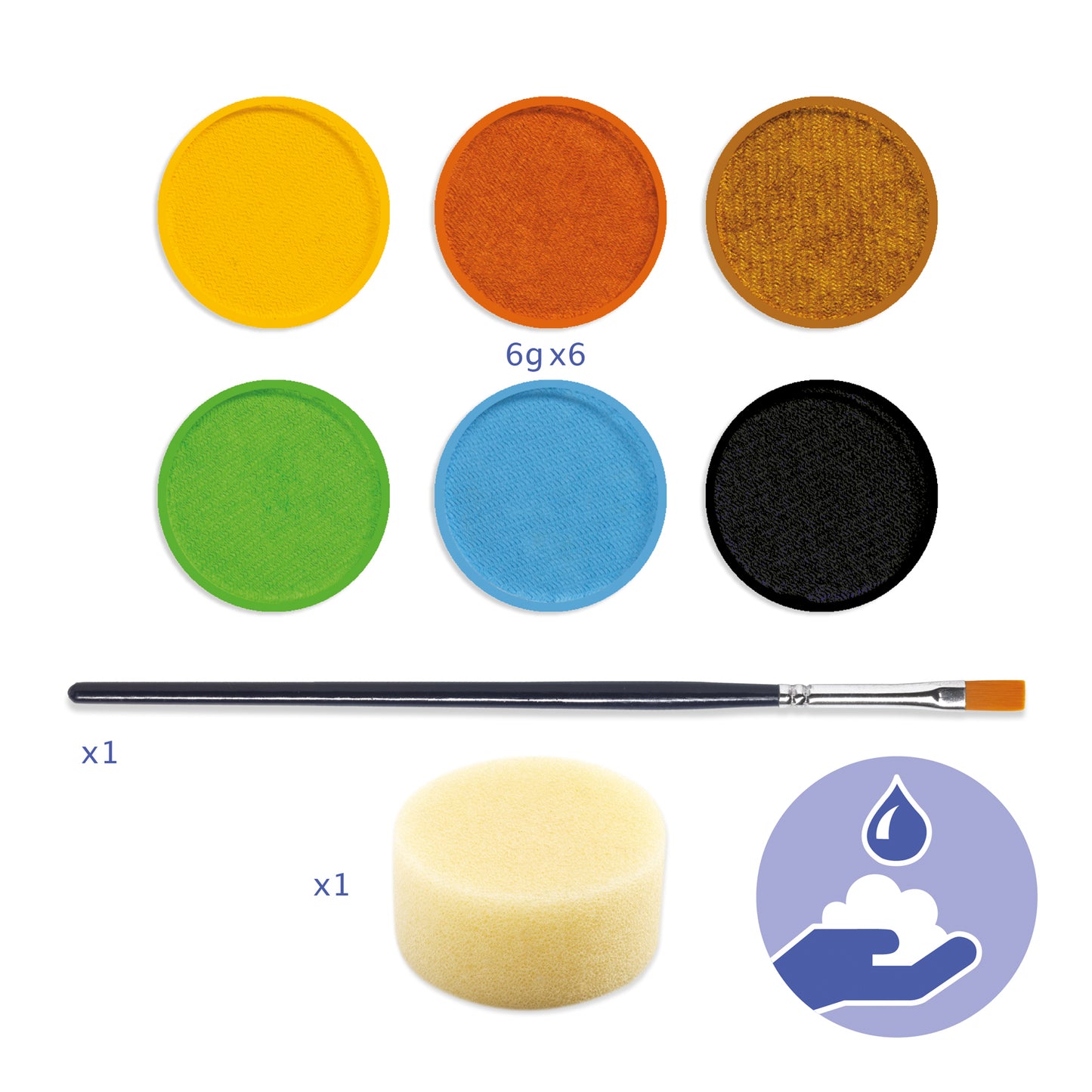 Palette 6 couleurs - nature