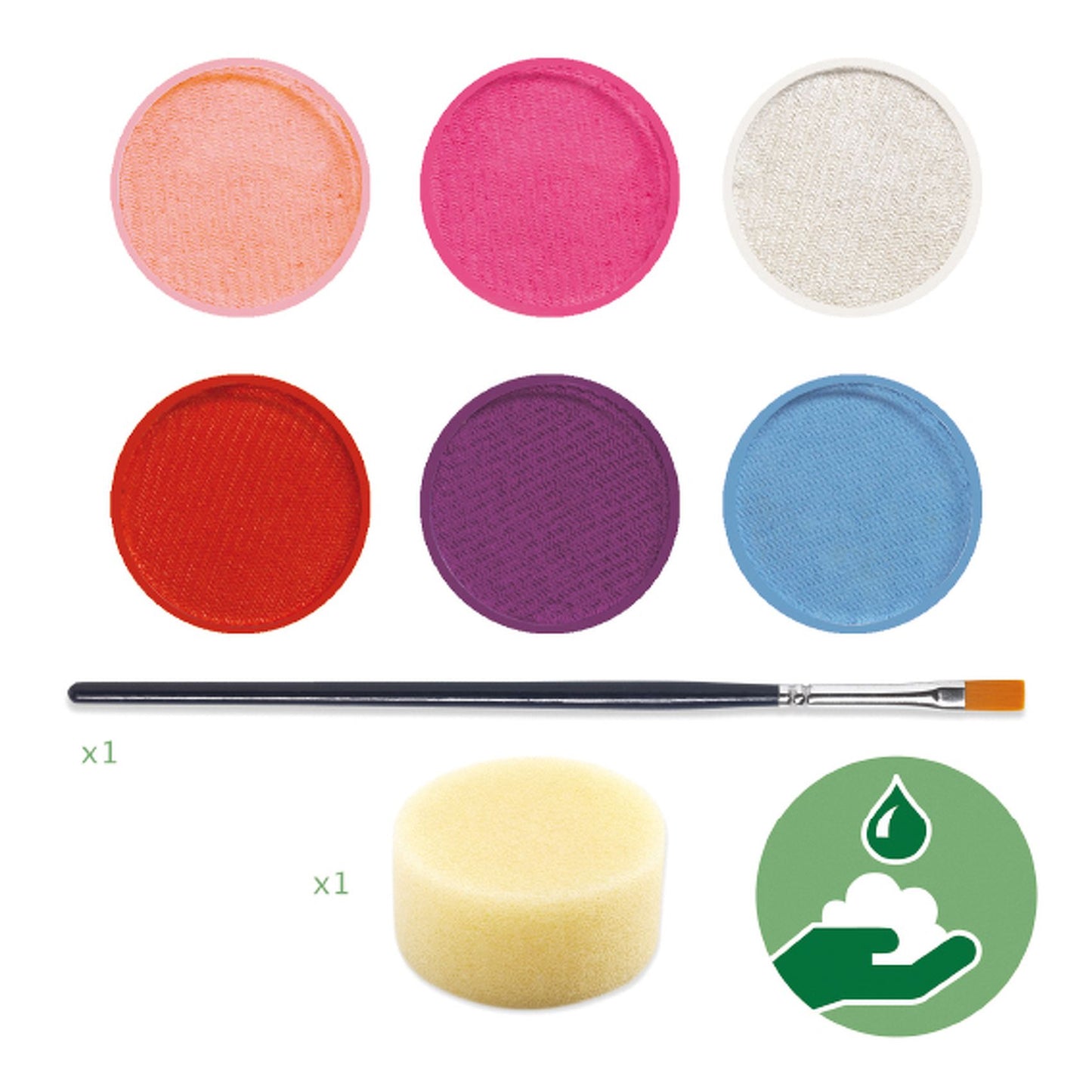 Palette 6 couleurs - sweet
