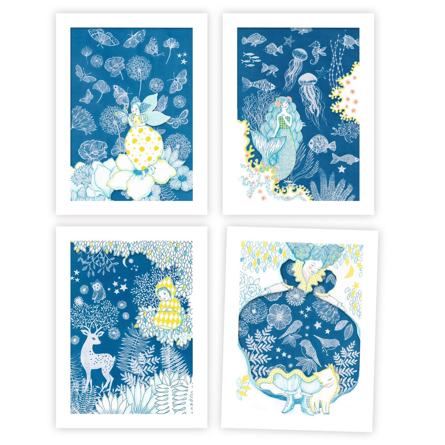 Cyanotype : Au clair de la lune