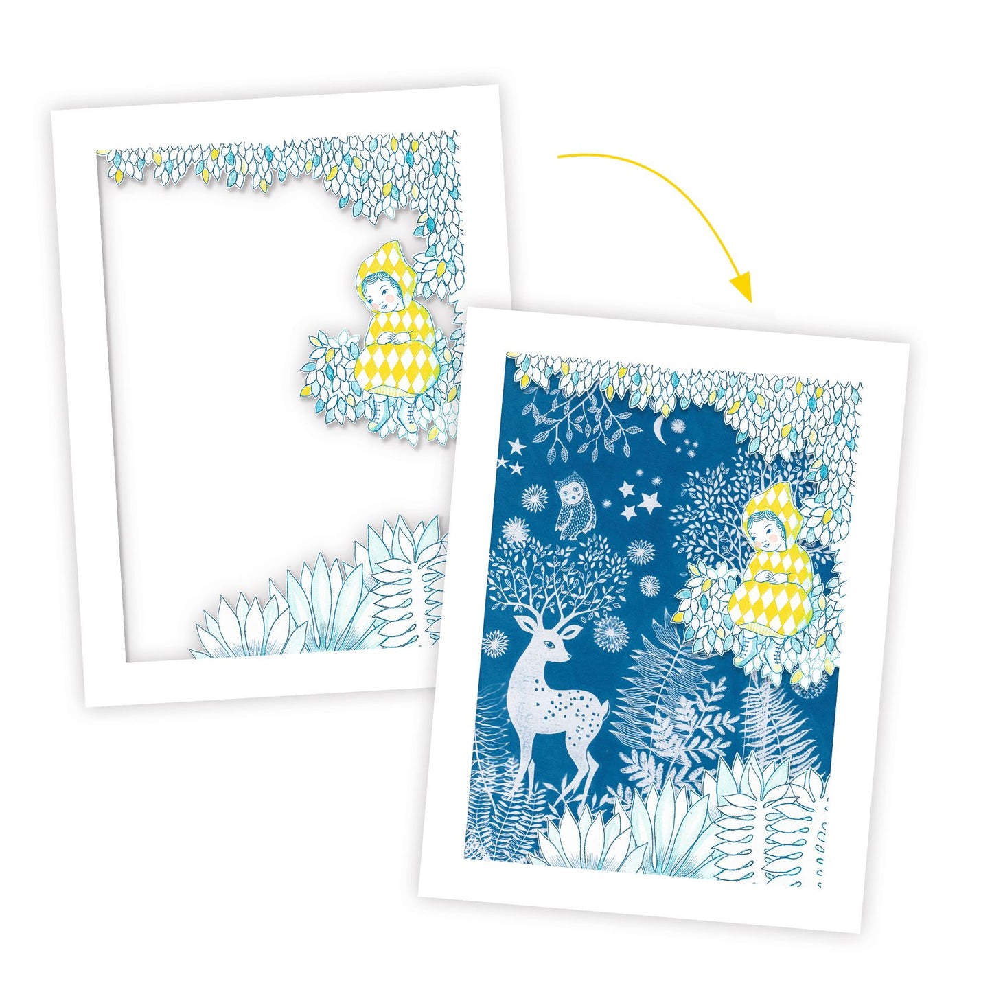 Cyanotype : Au clair de la lune