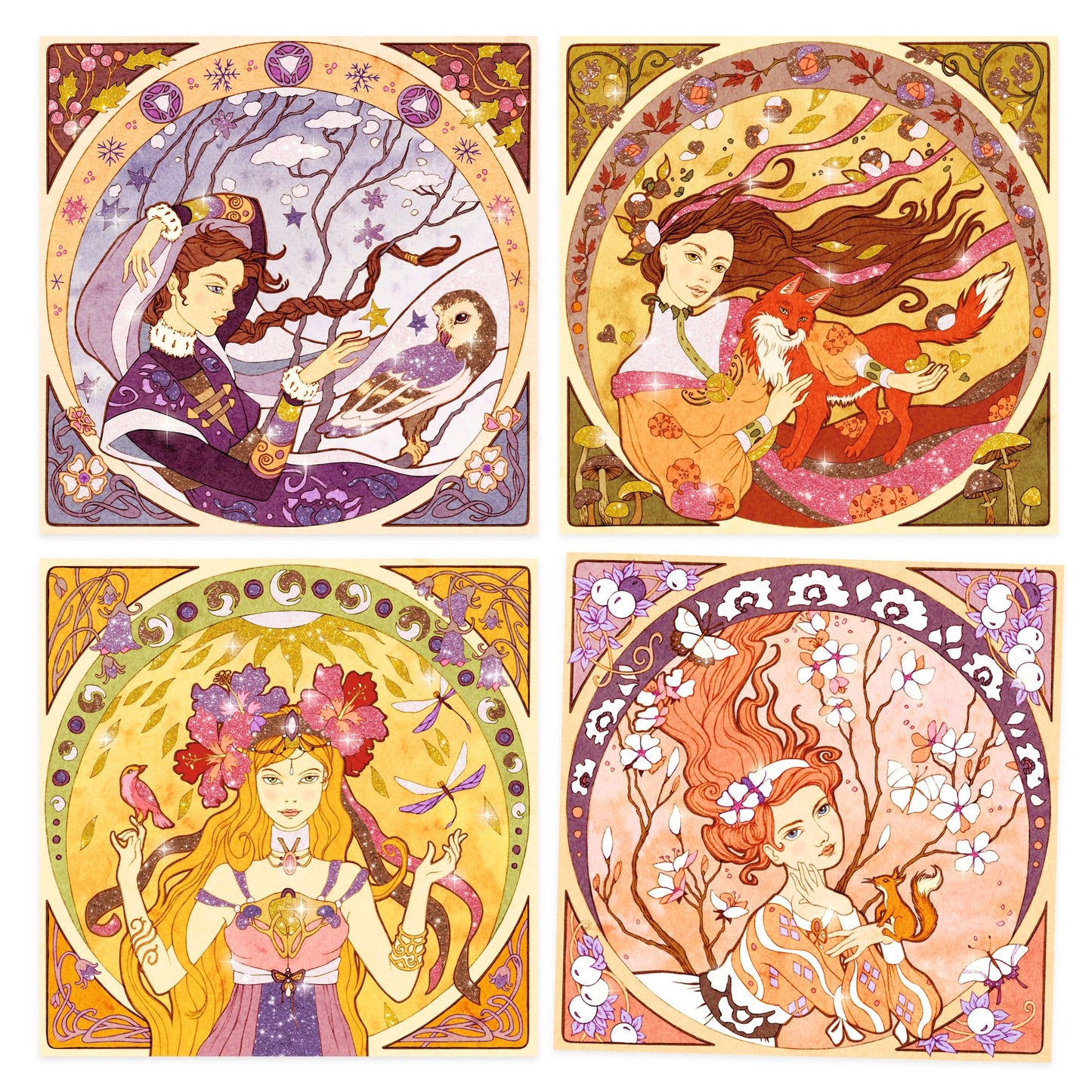 Inspired by : Alfons Mucha