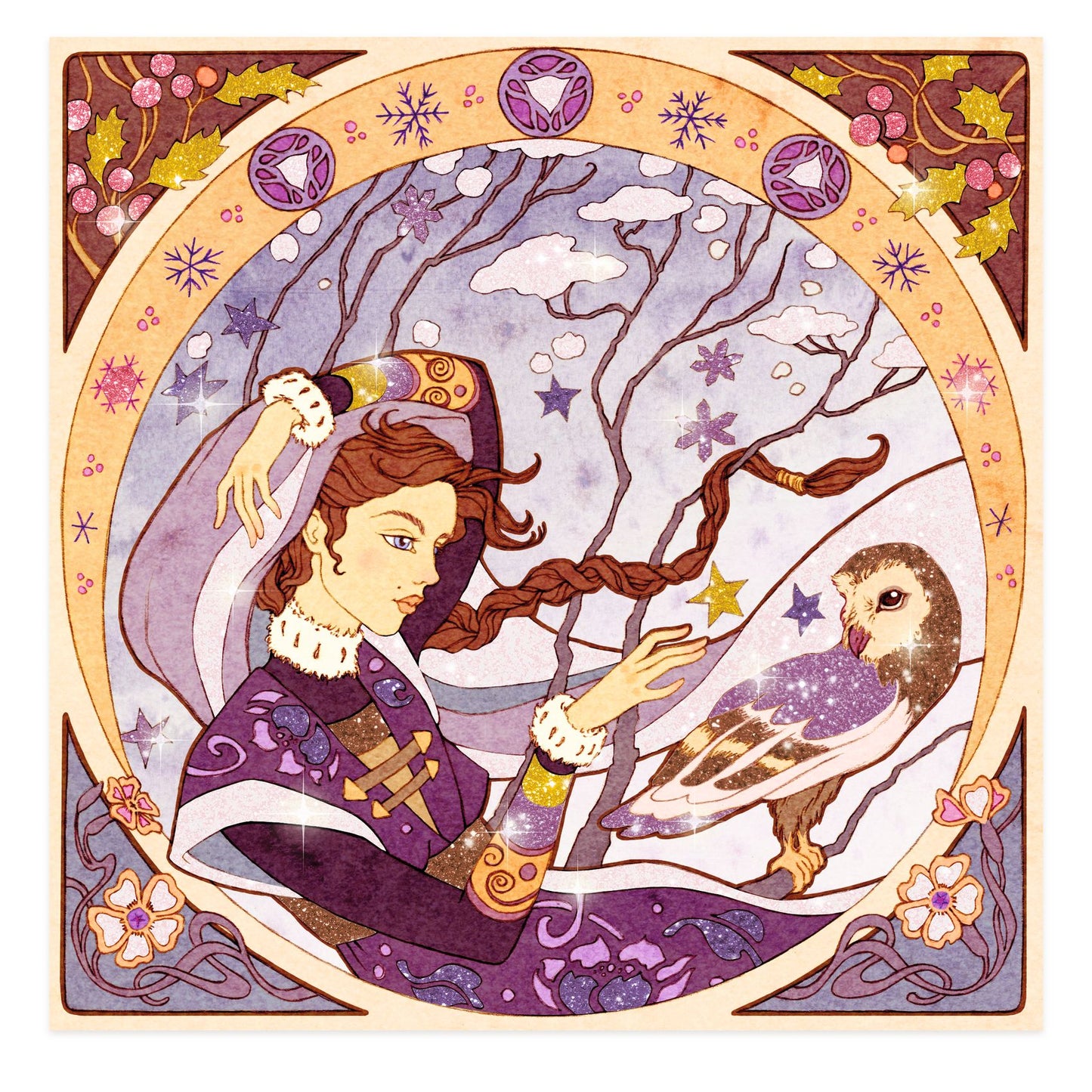 Inspired by : Alfons Mucha