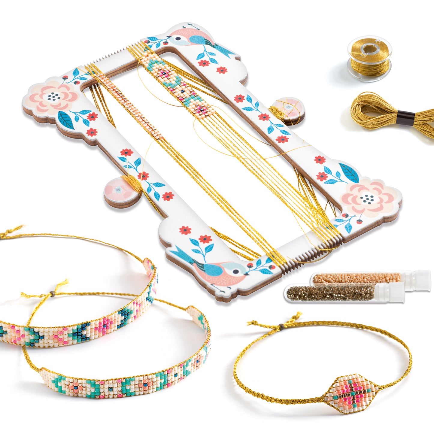 Bracelets et métier à tisser
