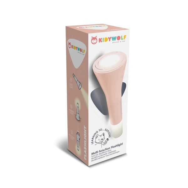 Lampe torche : rose