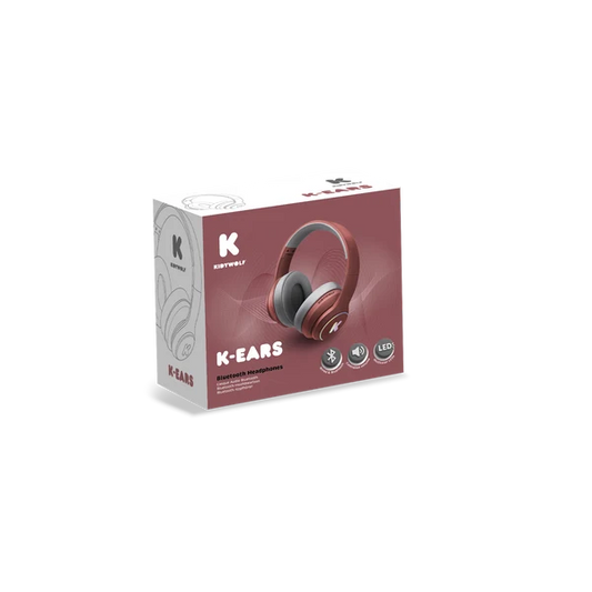 Casque audio bordeaux