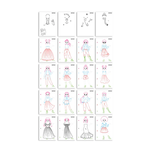 Tablette à dessins : fashion
