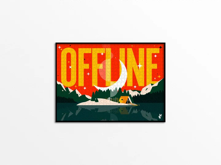 Puzzle :" Offline " 1 000 pièces