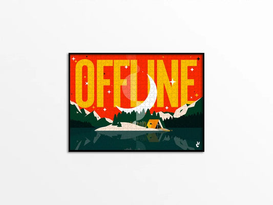 Puzzle :" Offline " 1 000 pièces