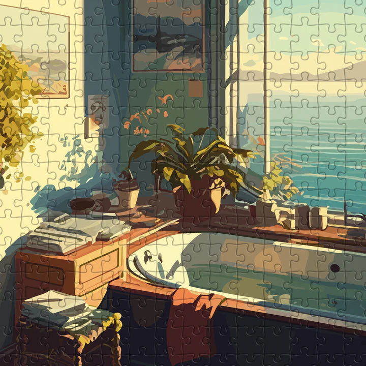 Puzzle :" Bain voyons ! " 1 000 pièces