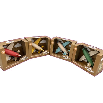 Avion à friction en bois