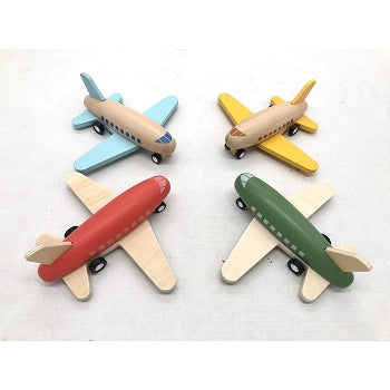 Avion à friction en bois