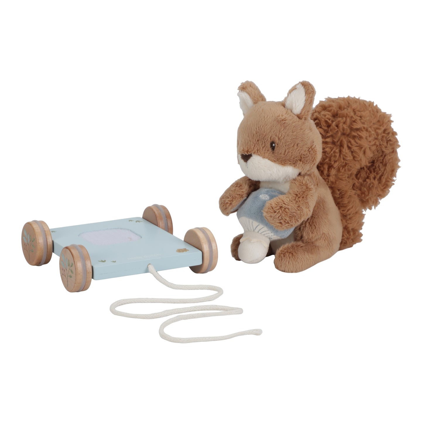 Peluche écureuil à tirer