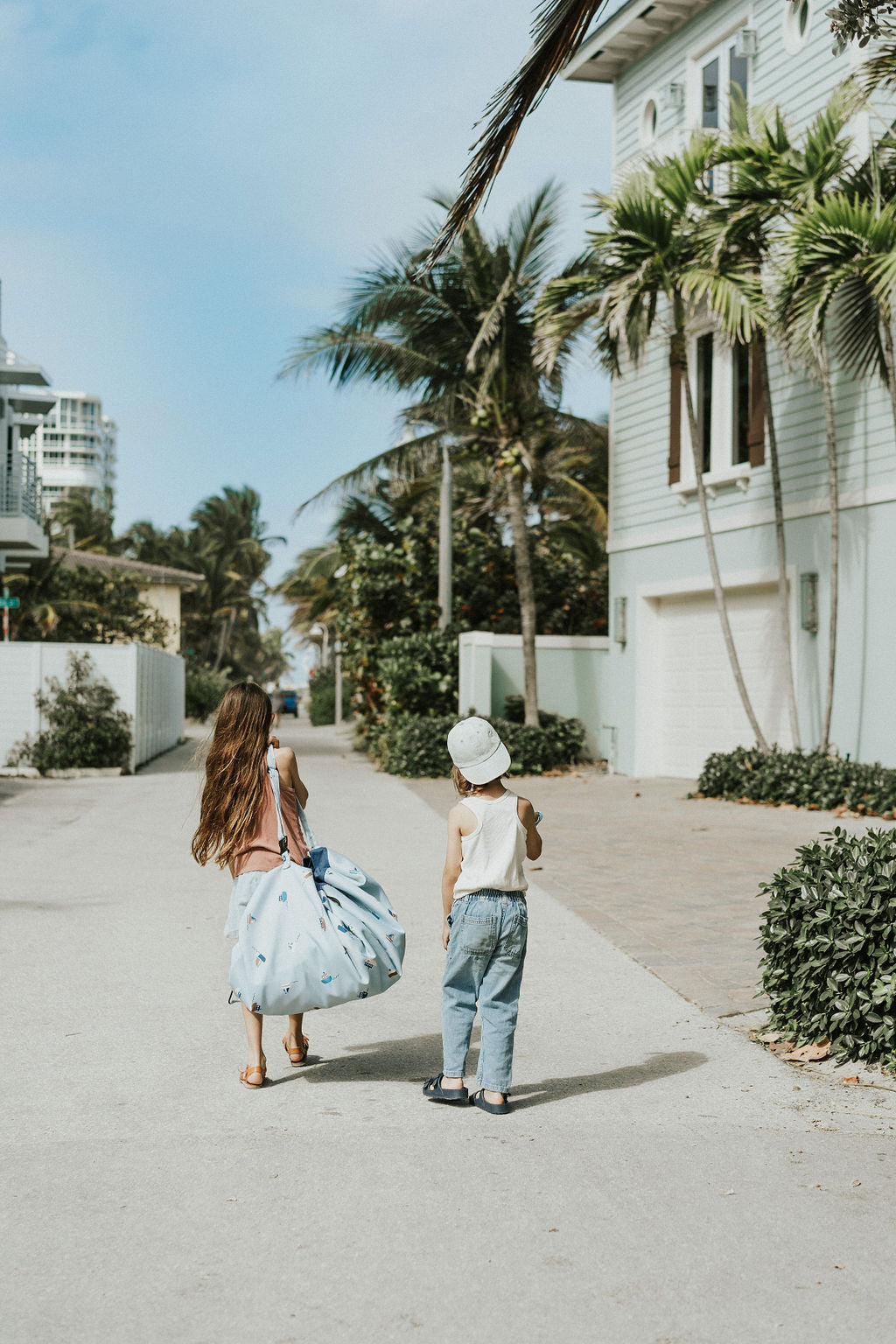 Tapis de jeux / sac de plage : Bateaux