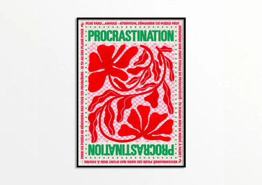 Puzzle :"Procrastination"  1 000 pièces