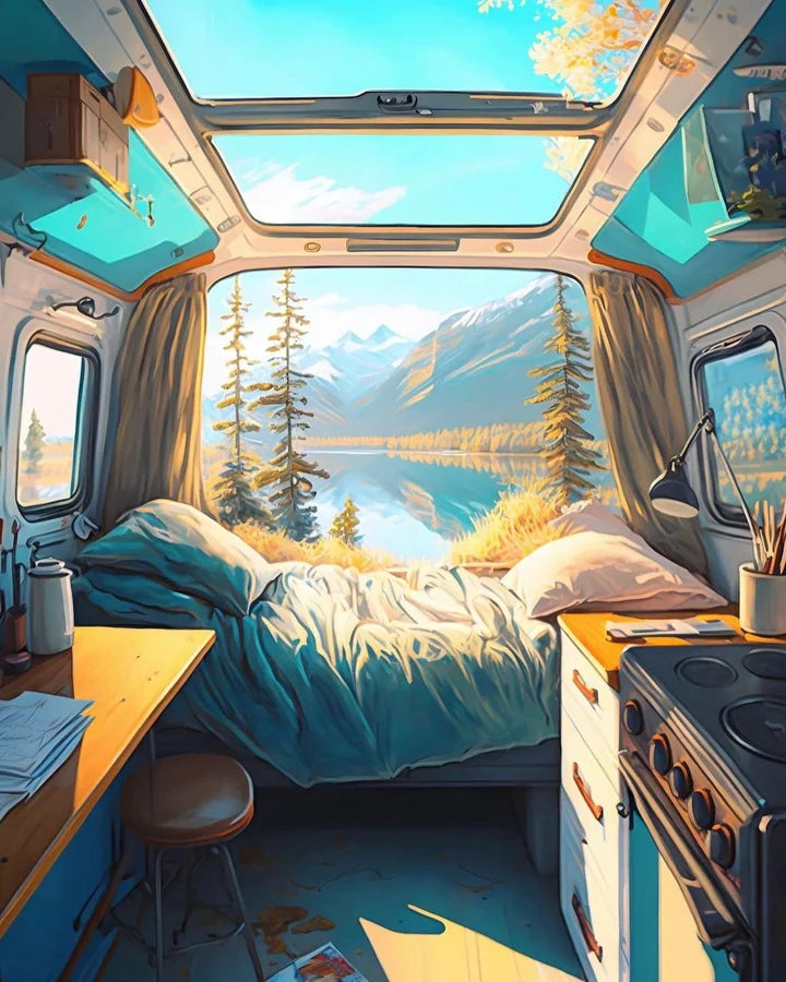 Puzzle :" Van Life " 1 000 pièces