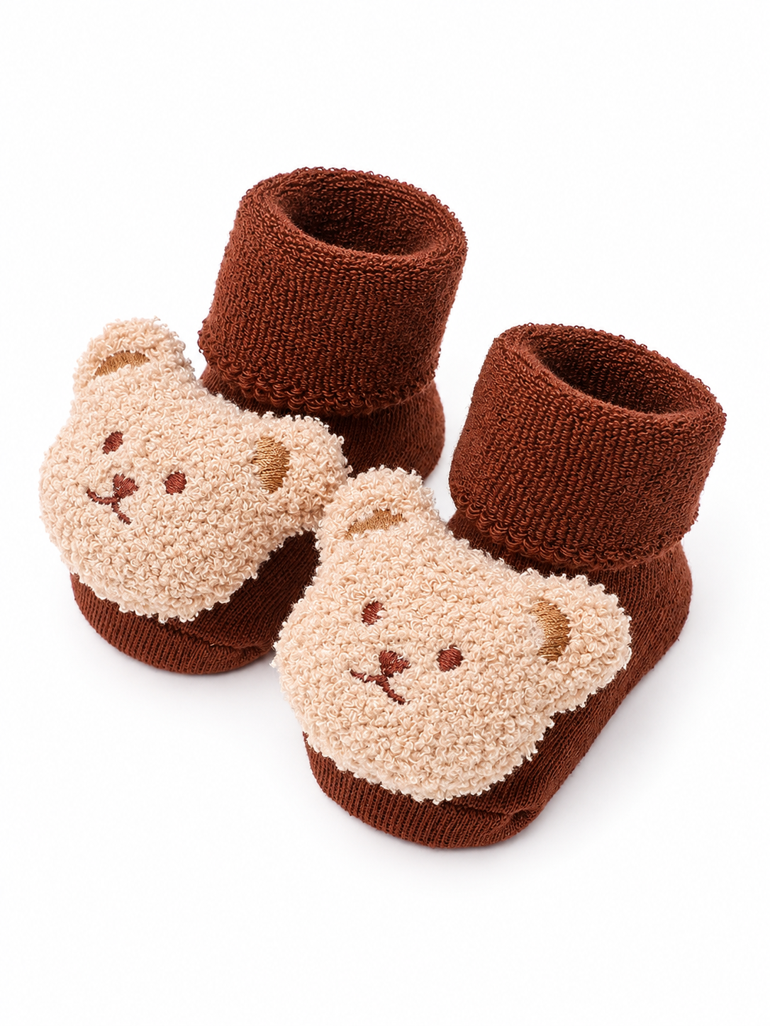 MBA-001 CHAUSSETTE ANTIDÉRAPANTE POUR BÉBÉ AVEC OURS