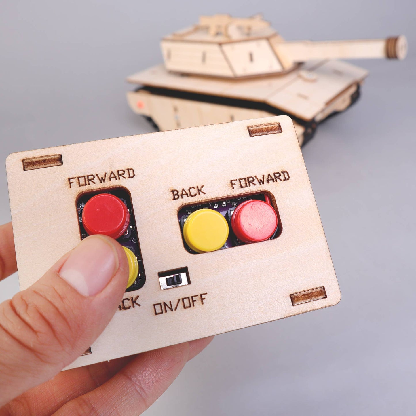 Kit DIY RC TankCam, Mode Tank et Caméra, Jouet STEM