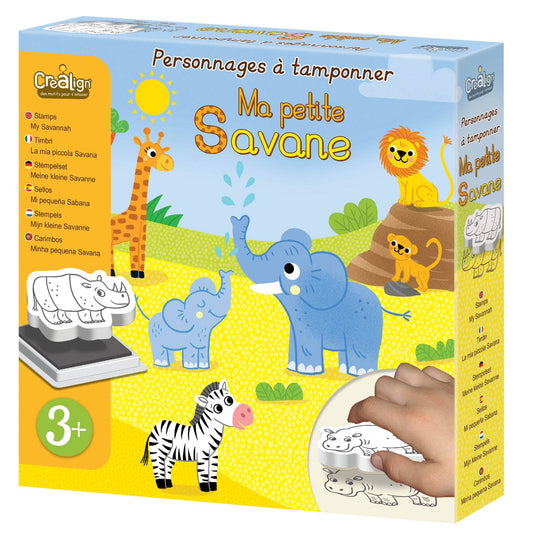 Personnages à tamponner : Ma petite savane