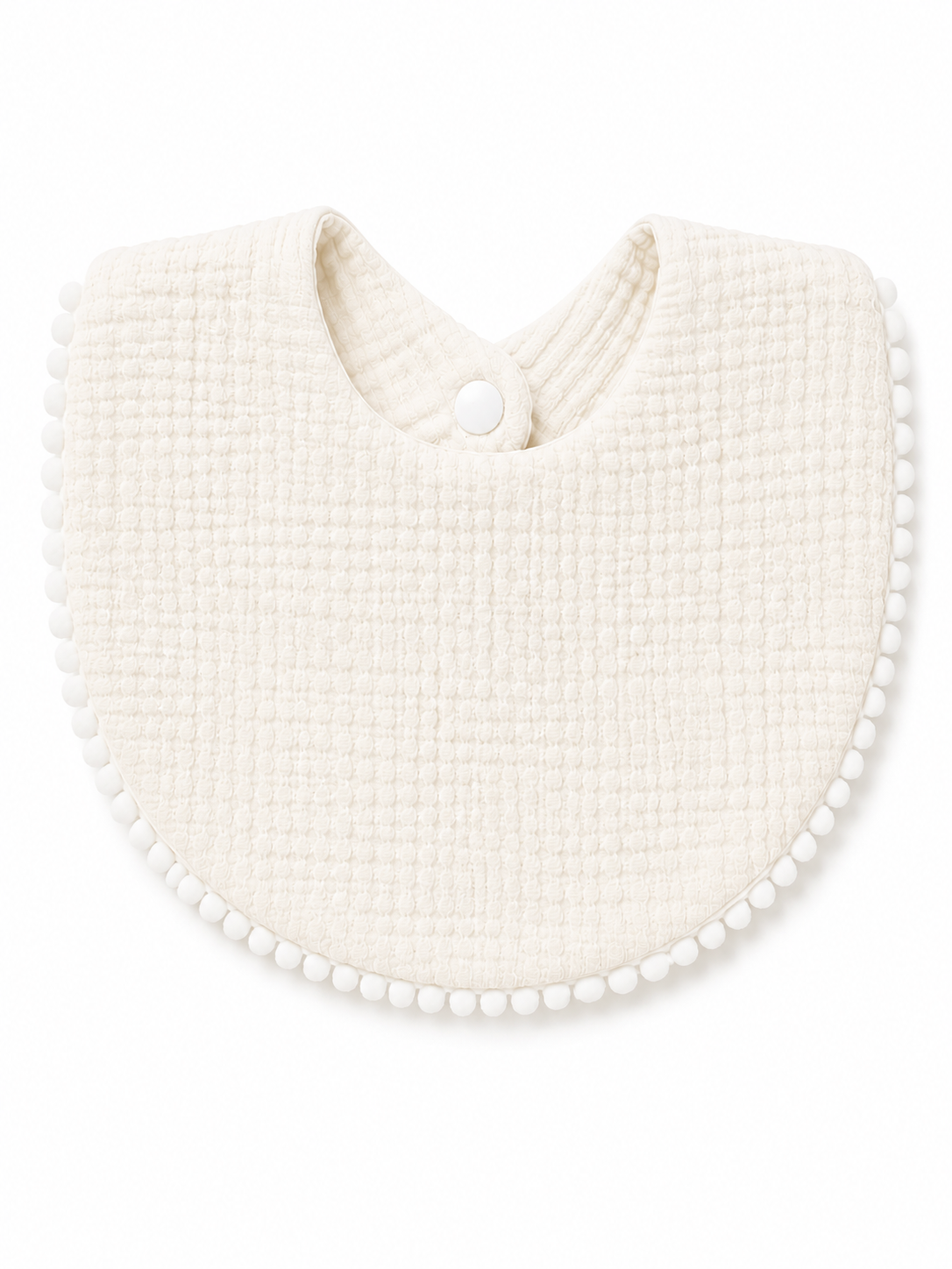 Bavoir en coton bio double tissu 25 x 11 cm