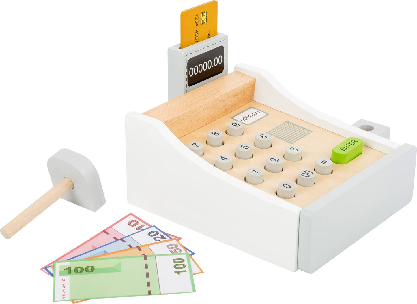 Caisse enregistreuse en bois